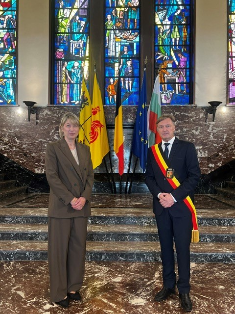 Meetings with the governors of the province of Walloon Brabant and the province of Hainaut